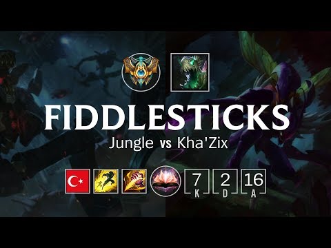 Fiddlesticks Jungle vs Kha'Zix - TR Challenger Patch 8.23