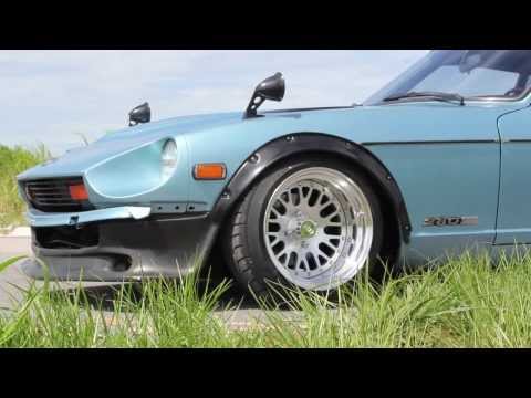 @Joey_J Slammed 1977 Datsun 280Z on CCW Classics