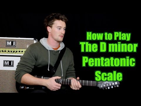 How to play - D minor Pentatonic Scale (Guitar, Scale)