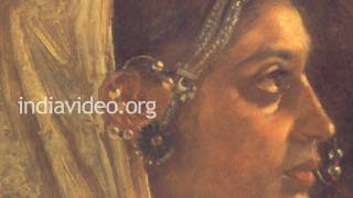 Head of Punjabi Woman - a painting by Pestonji Bomanji