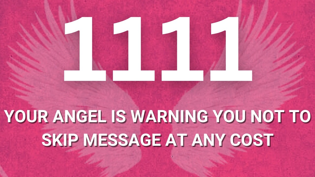 🕊️1111 Your angel is warning you not to skip message at any cost   Open this now !!