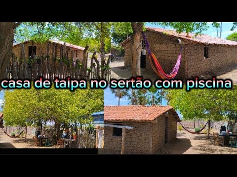 CASA DE TAIPA NO SERTÃO DO CEARÁ 🌵🔥