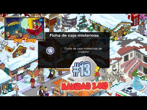 Los Simpson Springfield "Navidad'19: Capítulo 13 - Tercera Ficha de Caja Mist. de Invierno" por Tony