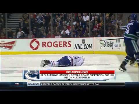 BREAKING: Burrows Suspended 3 Games 10/31/14 [HD]