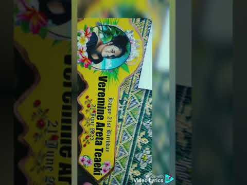 Veremine Riitaake 21st Birthday song by Teidy boy