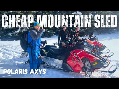 Mountain Snowmobiling on the cheap!