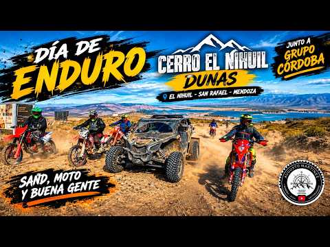 Un lindo día de enduro en El Nihuil San Rafael Mendoza con un grupo de Córdoba. Motos, cuatris y UTV