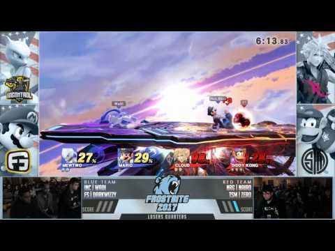 Frostbite 2017 Doubles LOSERS QUARTERS - InC | WaDi + FS | DarkWizzy vs NRG | Nairo + TSM | Zero