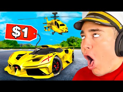 GTA 5 but EVERYTHING COSTS $1 😳💰