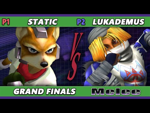 S@X 456 GRAND FINALS - Lukademus (Sheik) Vs. Static (Fox) Smash Melee - SSBM