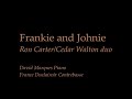 Frankie and Johnie - Ron Carter/Cedar Walton duo (Transcription)