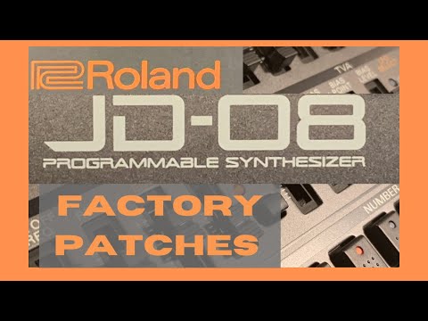 Roland JD-08 // Factory Patches // Presets // No Talking