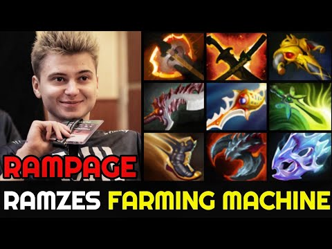 RAMZES 1300GPM Super Farming Machine vs 460 games Anti Mage SPAMMER 7.27 Dota 2