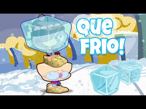 Capa de Mongo e Drongo E O FRIO, mas de Pantufas - Desenho Animado de INVERNO!