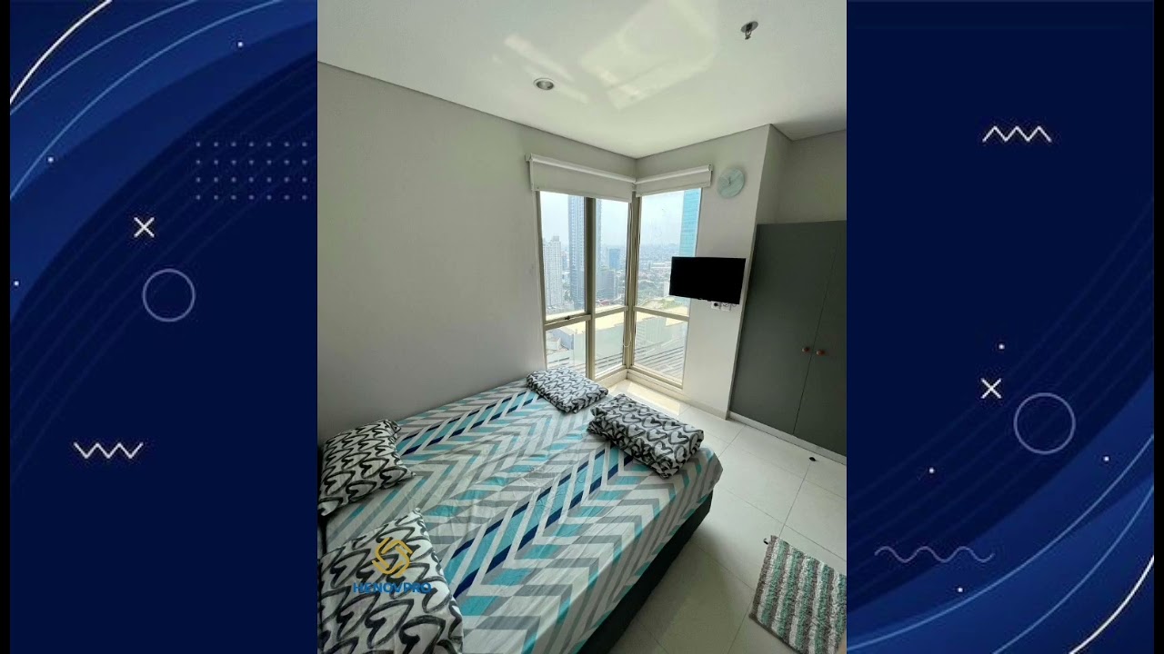 For Rent: Best Unit, 3BR, Fully Furnished, Renovated, Mid Floor at Taman Anggrek