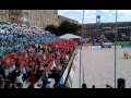 Россия - Швейцария. Гимн России с трибун. 