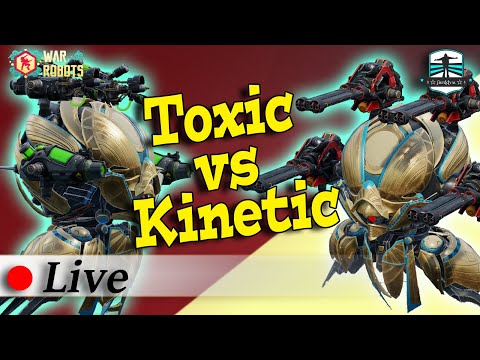 🔴Live War Robots - New Khepri Toxic vs Kinetic Gameplay