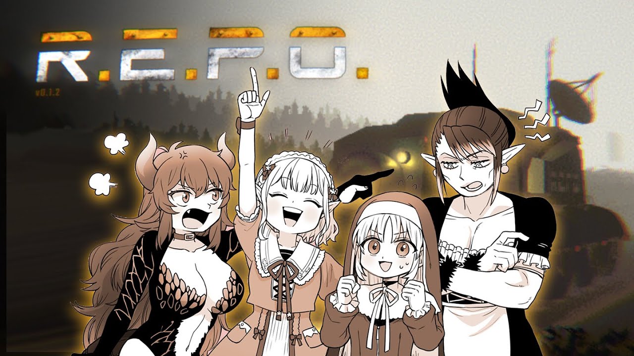 【 R.E.P.O 】この3人がいればホラゲ最弱でもいけるいける【にじさんじ ‐ #名前のない組 ( える / 花畑チャイカ / ドーラ / シスター・クレア) 】