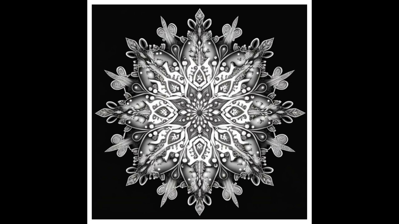 Snowflakes Adult Coloring Pages