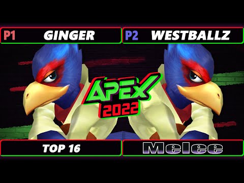 Apex 2022 - Westballz (Falco) Vs. Ginger (Falco) SSBM Melee Tournament