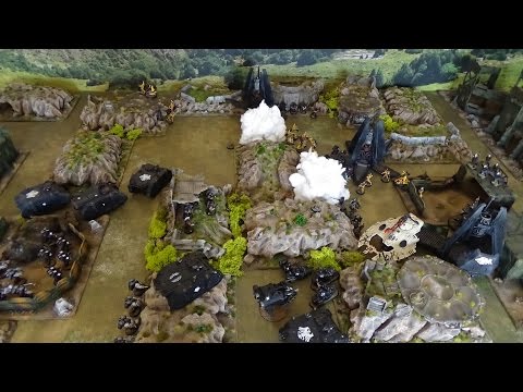 Warhammer 40K Battle Report Eldar vs Space Marines 2500