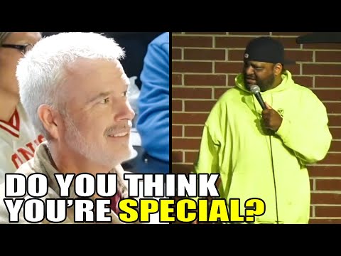 Obnoxious Heckler Gets Manhandled for Acting Out at Comedy Show