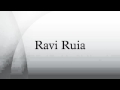 Ravi Ruia