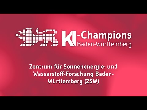 KI-Champions BW 2023 | Zentrum für Sonnenenergie- und Wasserstoff-Forschung BW (ZSW)