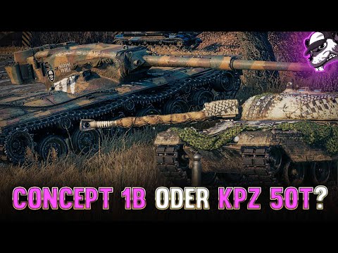 Concept 1b oder Kampfpanzer 50t für Anleihen erwerben? [World of Tanks - Gameplay - Deutsch]