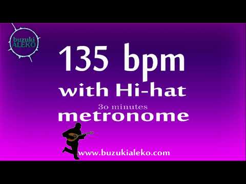 135 bpm metronome with Hi-Hat