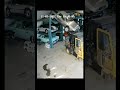 DeLorean falls from top shelf and nearly squashes dude below