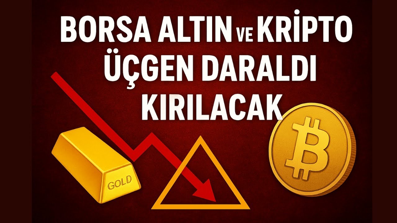 ''ÇARPILMAYIN'' Borsa - Altın ve Kripto Üçgen Daraldı Kırılacak DİKKAT..!