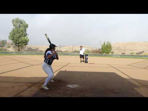 Bella Daye 2024 Catcher/1B Skills & Recruiting Video