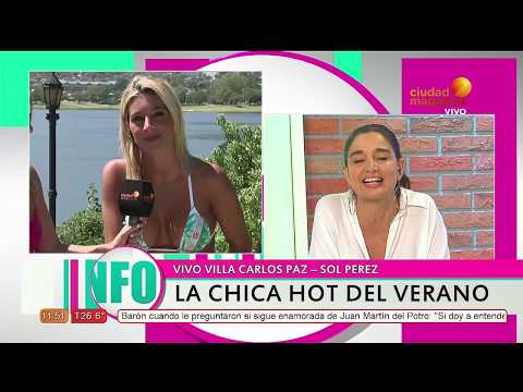 Sol Pérez: "Yo patenté la chica del clima"