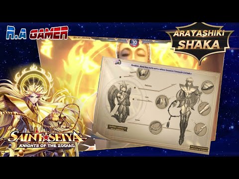 JOGANDO COM SHAKA ARAYA DE REPARO ATIVADO! JÁ COMPLETOU O SEU KKK? - SAINT SEIYA AWAKENING