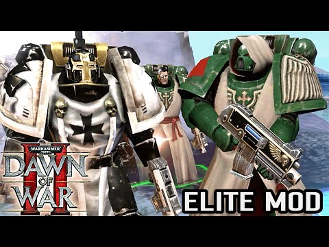 Black Templars & Dark Angels vs Aeldari! - Elite Mod | Warhammer 40K: Dawn of War 2: Retribution