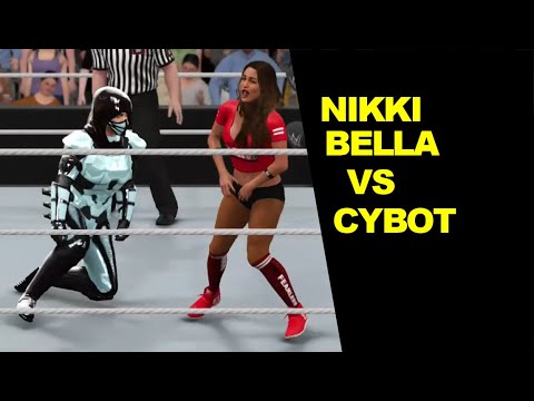 WWE 2K17 Nikki Bella vs Cybot - Extreme Rules