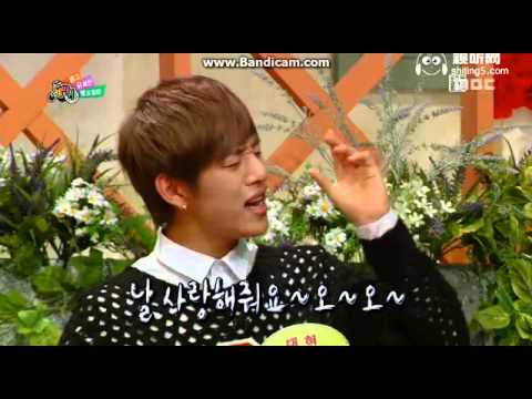 130216 Quiz To Change The World - Daehyun's Imitation Cut