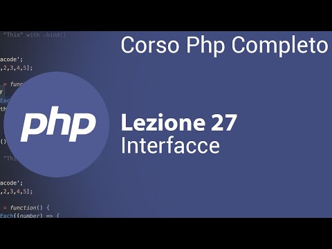 PHP Tutorial Italian 27 - PHP Interfaces