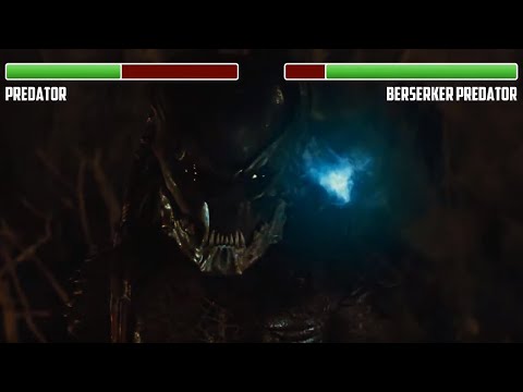 Predator vs. Berserker Predator WITH HEALTHBARS | Final Fight | HD | Predators