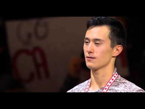 2015 Skate Canada International Men Victory Ceremony