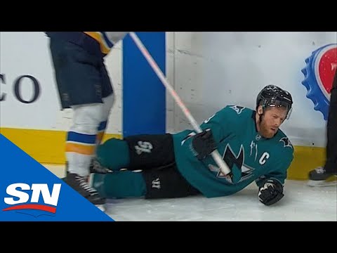 Joe Pavelski Leaves Game After Bone Crushing Hit From Alex Pietrangelo