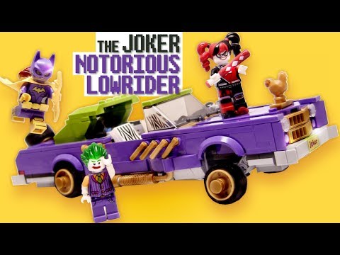 The Joker Notorious Lowrider - LEGO Batman Movie set (70906) stop motion build