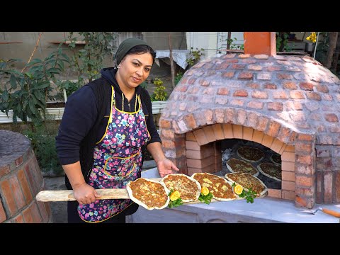 TURKISH STREET FOOD LAHMADJUN | in Brick Oven + Karabakh Gata + Chocolate Dessert
