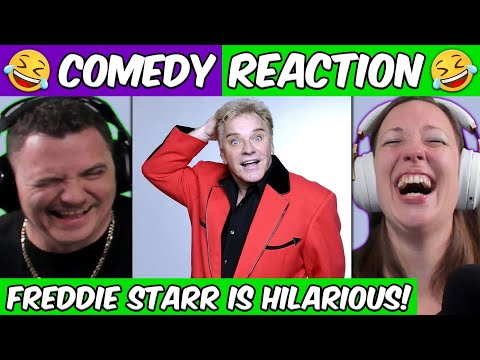 Americans React To Freddie Starr - "Vincent" Routine - 1993