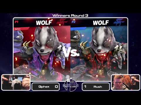 Qphex (Diddy Kong, Wolf) vs. Rush (Wolf) - Orbitar 83 - Pools