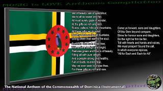 Dominica National Anthem &quot;Isle of Beauty, Isle of Splendour&quot; INSTRUMENTAL with lyrics