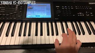 Video thumbnail for YAMAHA YC 45D SAMPLES 2 by JBELIZ