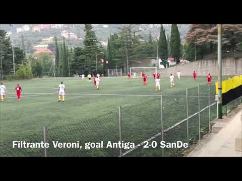 Filtrante di Dodo Veroni, rete di Matteo Antiga, momentaneo 2-0.