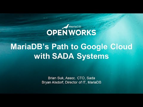 MariaDB’s Path to Google Cloud with SADA Systems